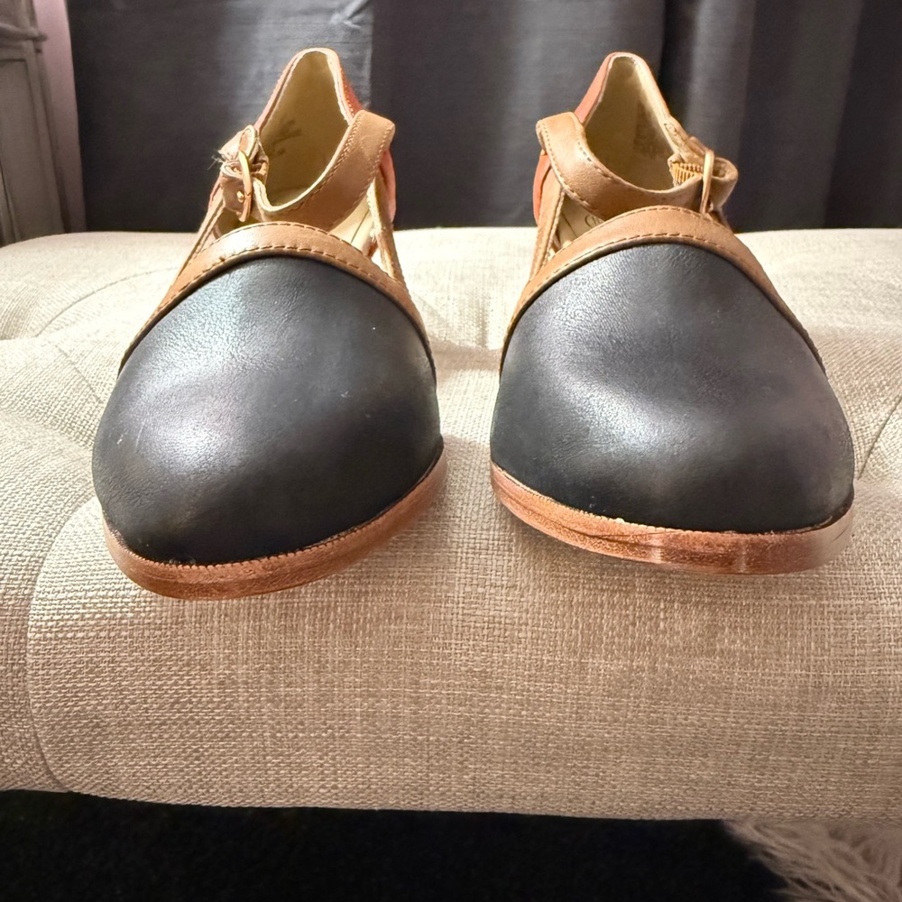 Wolverine 1000 Mile x Samantha Pleet Leather T-Strap Heels Colorblock Size 5.5 - Picture 4 of 12